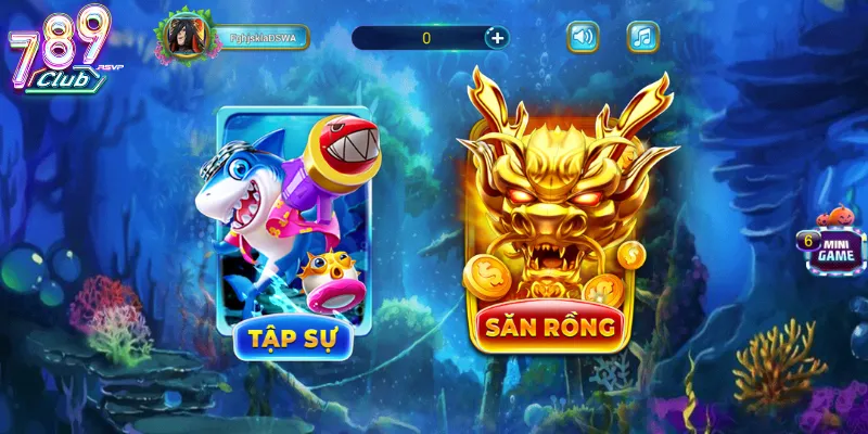 Sảnh bắn cá 789Club – Hóa thân thành ngư dân, săn thưởng hấp dẫn