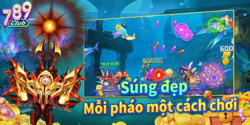 Khám phá tất tần tật các loại súng bắn cá 789Club 2 Hướng dẫn chọn súng phù hợp theo mục tiêu săn cá